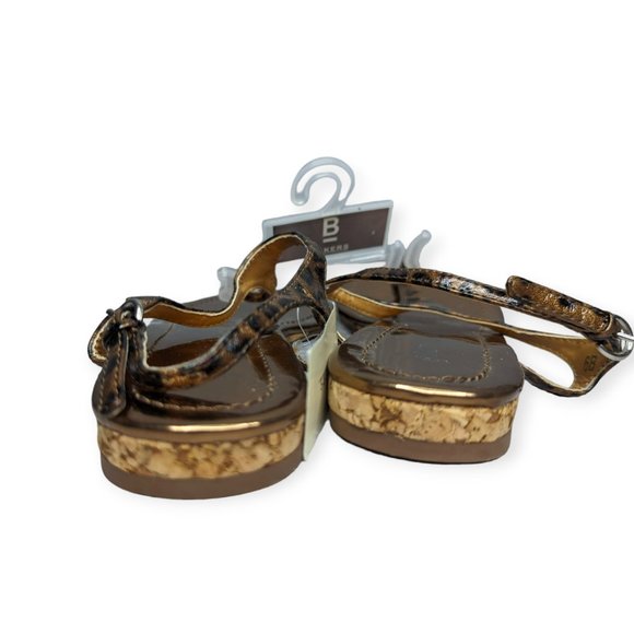 NWT Bakers Adelaide Leopard Print Sandals Size 6B - Picture 5 of 8